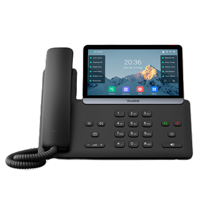 Yealink SIP-T77U IP Phone, 7' Touchscreen, 16 SIP Accounts, Dual USB, HD Voice, PoE, Linux 6.1, TEE Encryption Yealink SIP-T77U IP Phone, 7' Touchscreen, 16 SIP Accounts, Dual USB, HD Voice, PoE, Linux 6.1, TEE Encryption